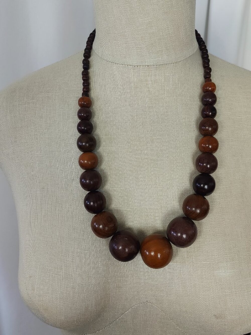 Redwood Beaded Necklace